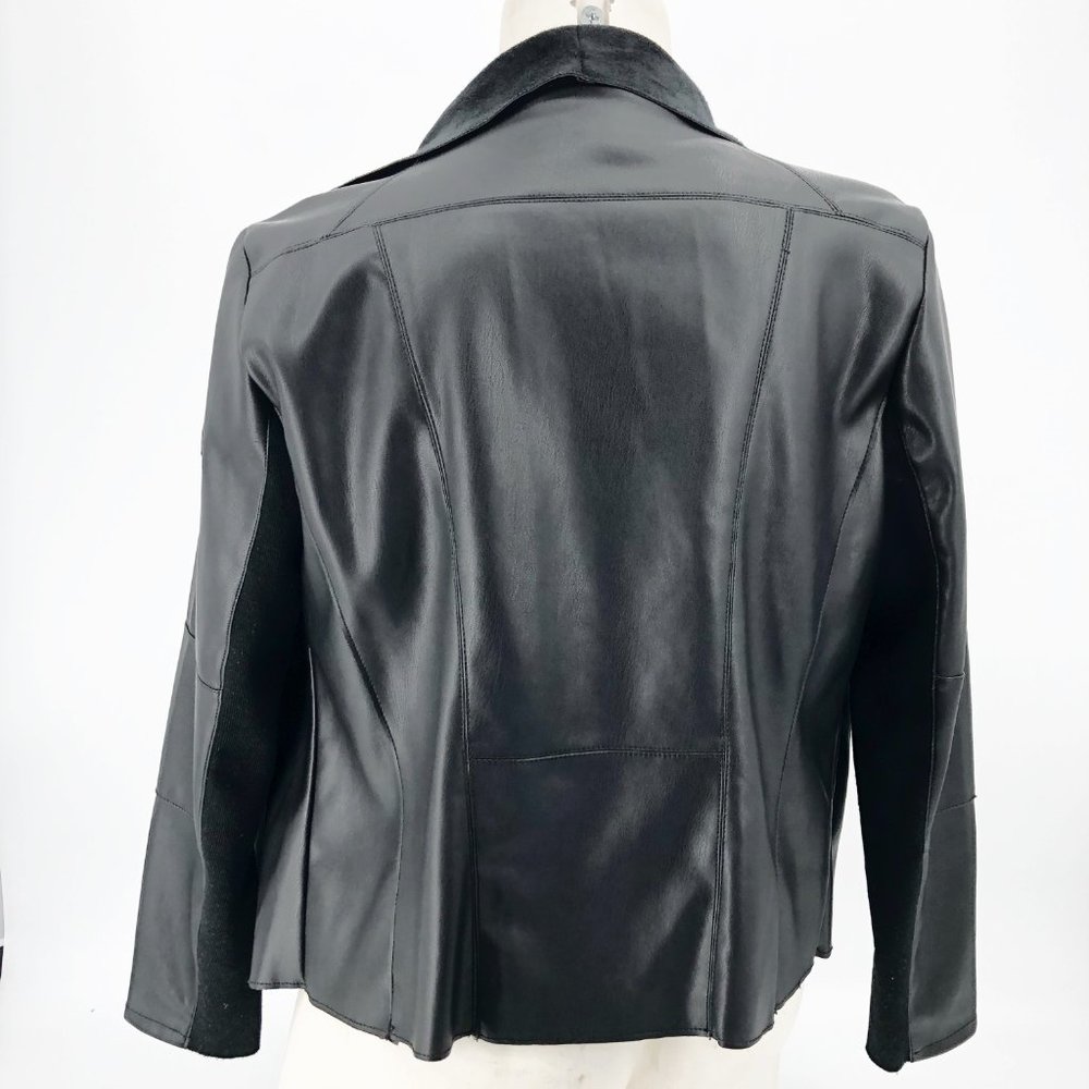 BAGATELLE Vegan Leather Cascade Moto Jacket XL - Picture 2 of 3